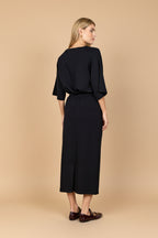 Vivirose Blouse Zwart