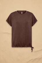 Vivirose T-shirt Donkerbruin