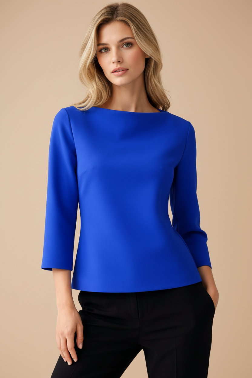 Top Thekla in blauw