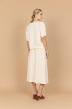 Vivirose T-shirt Crème