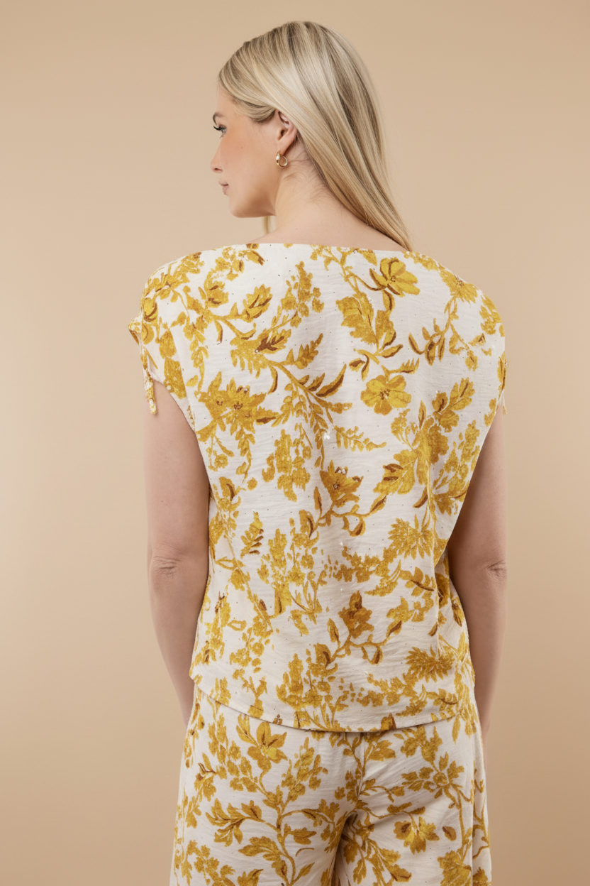 Sardinië top | Sand/Mustard Olive