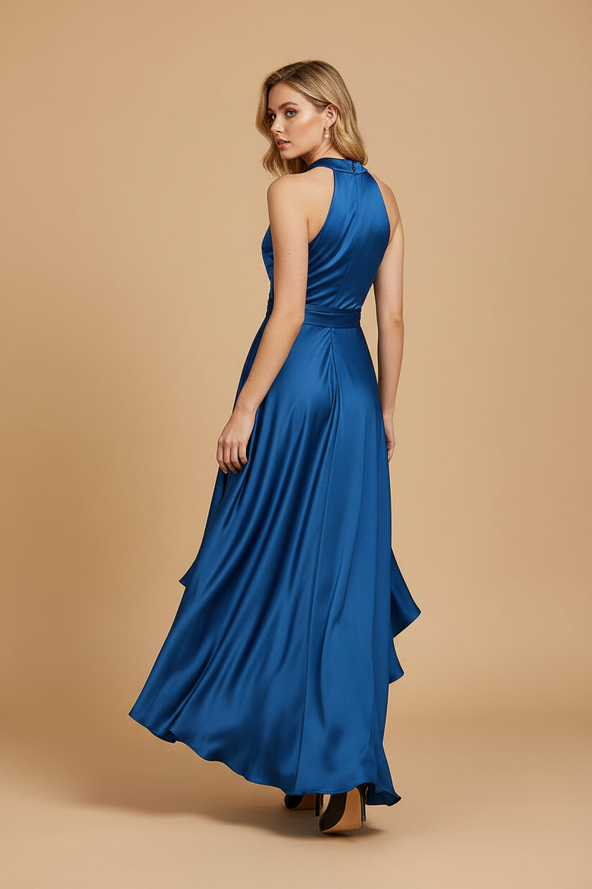 Midnight Halter Gown jurk