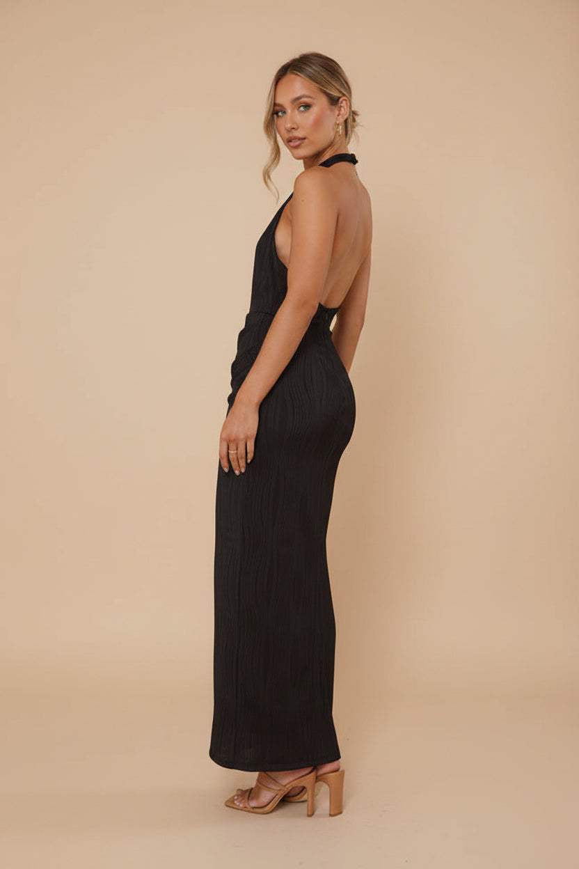 Vivirose| Midi Jurk Halterhals