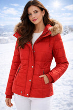 Anna™ | Warme winterjas met zachte bontvoering