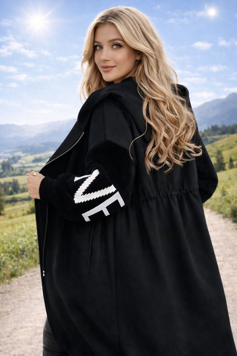 EVELINA | Elegante Jas met Capuchon die Raffinement en Dagelijks Comfort Biedt