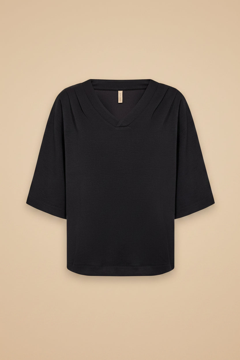 Vivirose Blouse Zwart