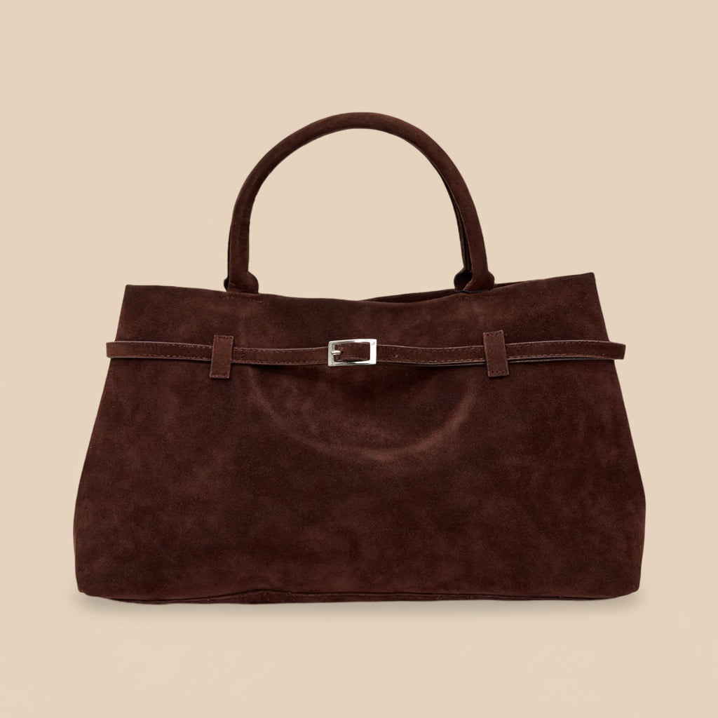 Vivirose| Luxe Vegan Suede Schoudertas
