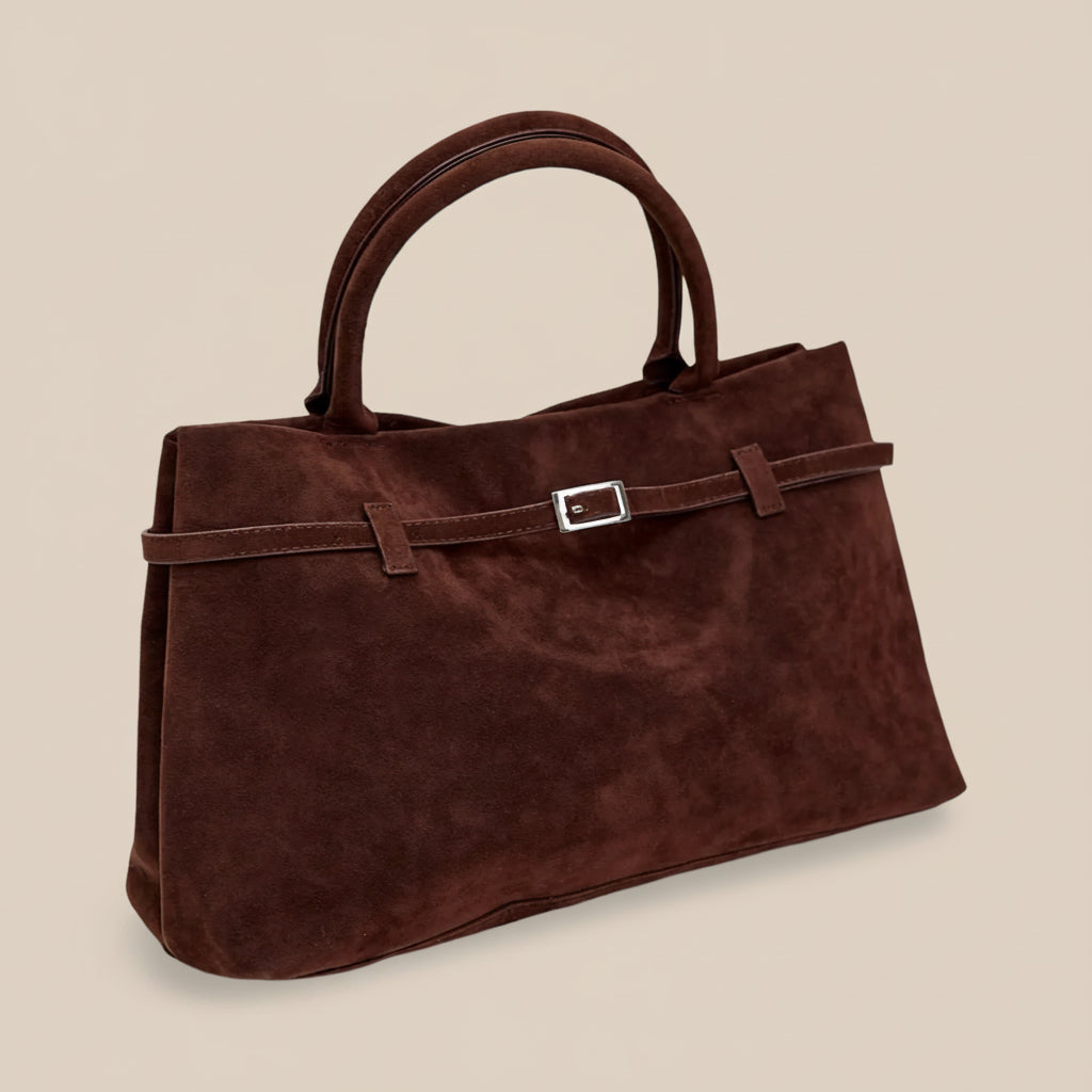Vivirose| Luxe Vegan Suede Schoudertas