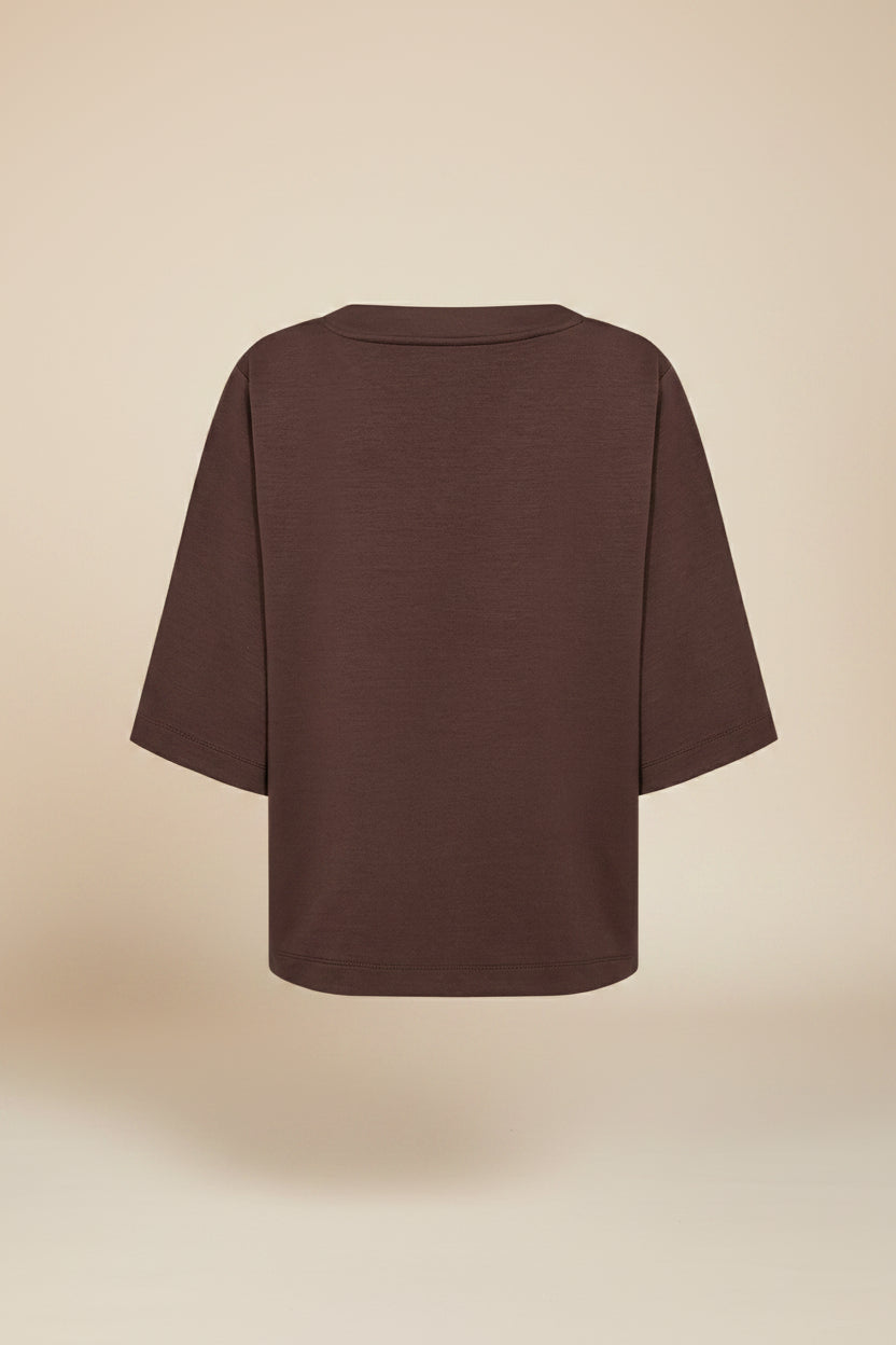 Vivirose Blouse Donkerbruin
