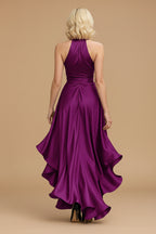 Midnight Halter Gown jurk
