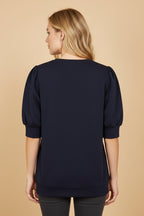 Vivirose Blouse Navy