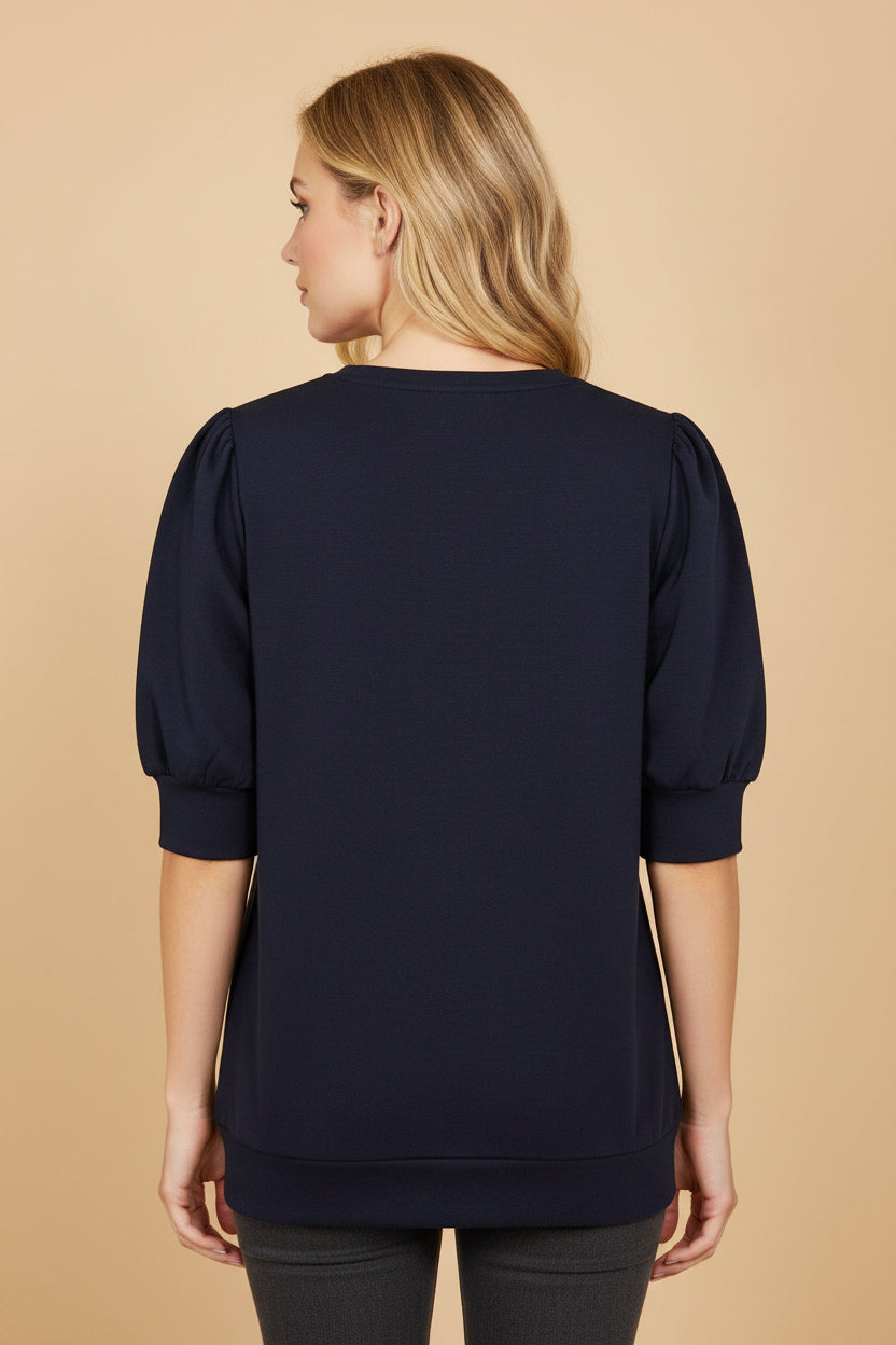 Vivirose Blouse Navy