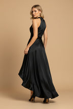 Midnight Halter Gown jurk