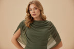 Enkellange mesh jurk