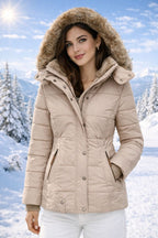 Anna™ | Warme winterjas met zachte bontvoering