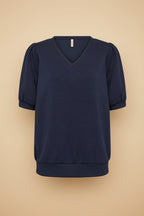Vivirose T-shirt Navy