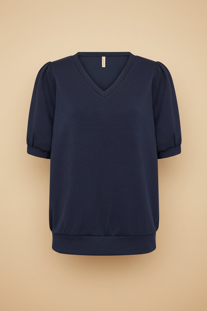 Vivirose T-shirt Navy