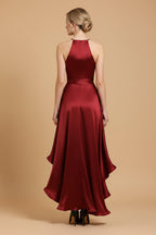 Midnight Halter Gown jurk
