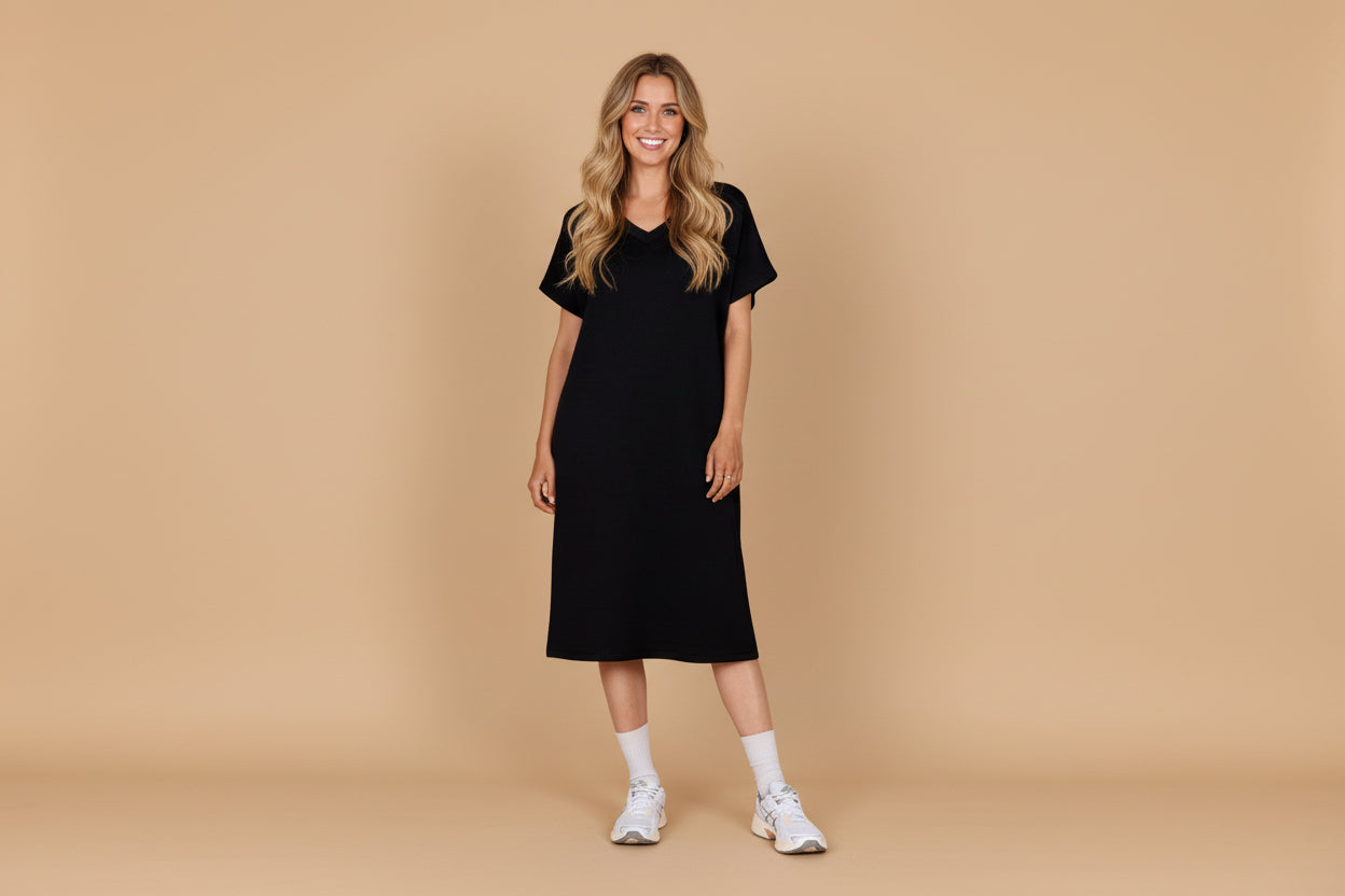 Vivirose| Jurk Zwart