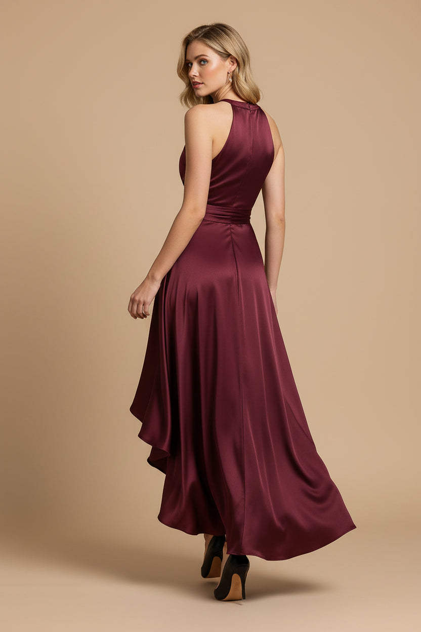 Midnight Halter Gown jurk
