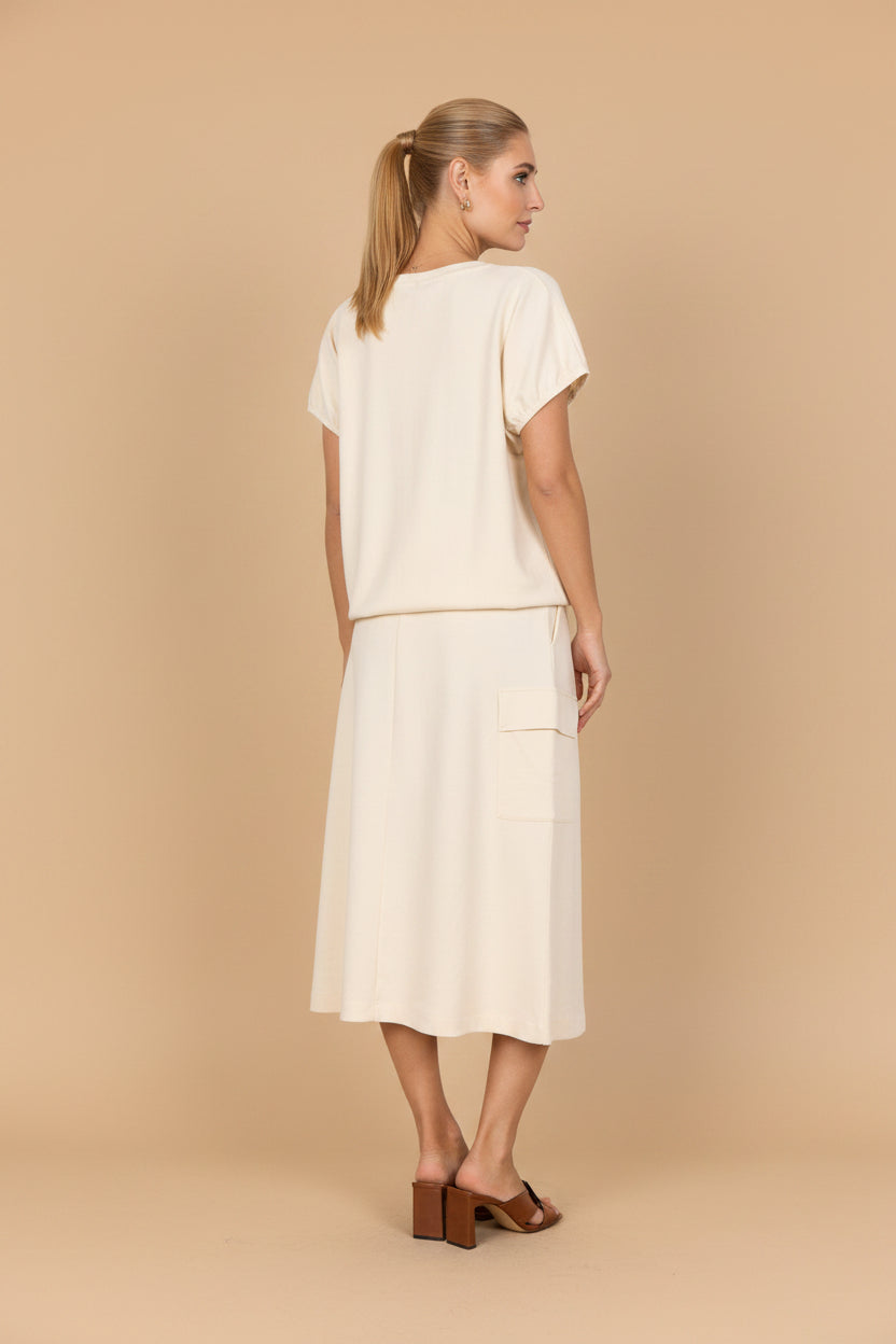 Vivirose T-shirt Crème