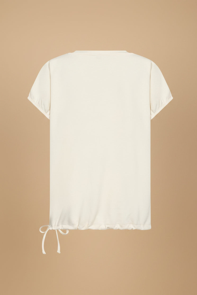 Vivirose T-shirt Crème