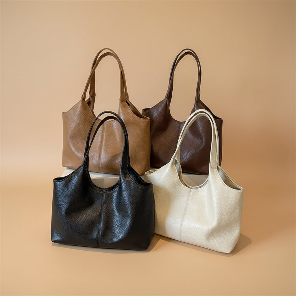 Vivirose| Tote Dames Schoudertas – Vegan Leer & Ruim Design