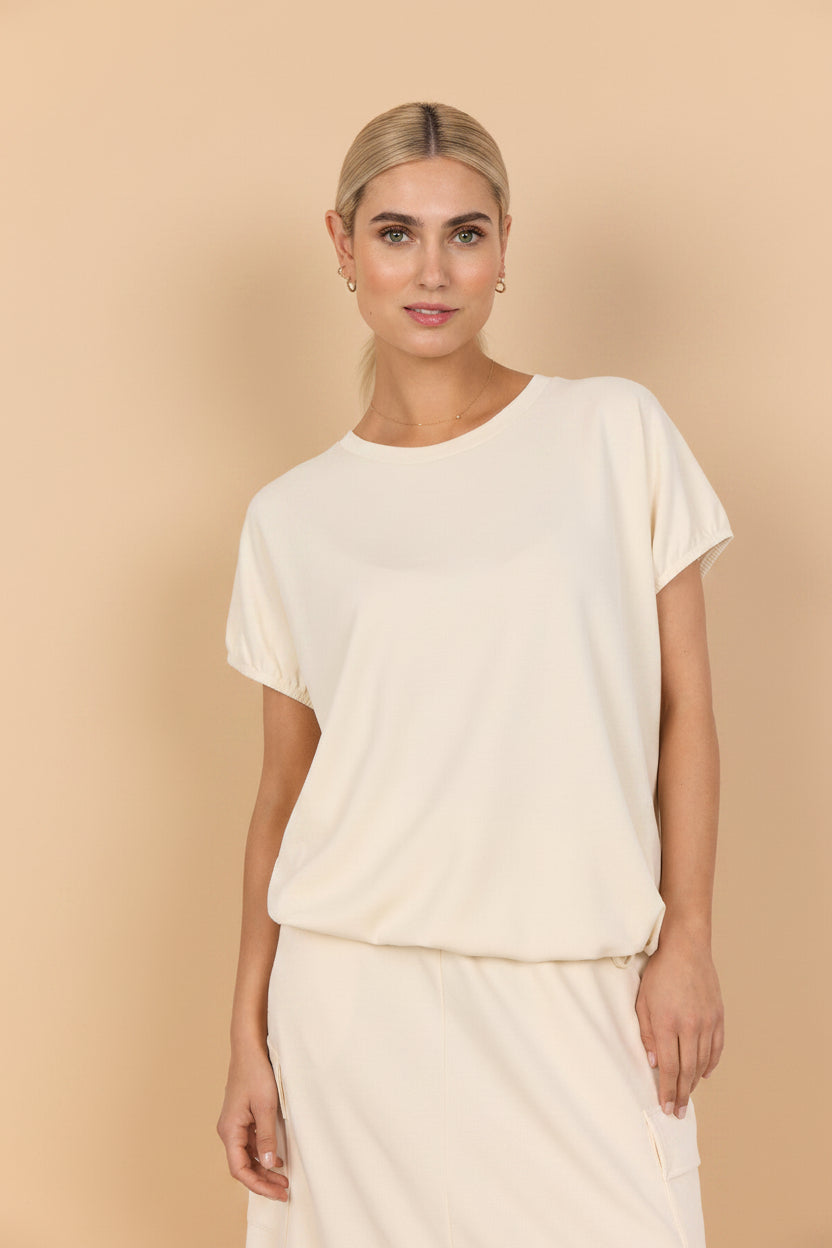 Vivirose T-shirt Crème