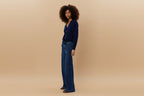 CARISW Broek denim mid waist