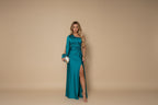 Vivirose| One-Shoulder Maxi Jurk voor een Onvergetelijke Entree