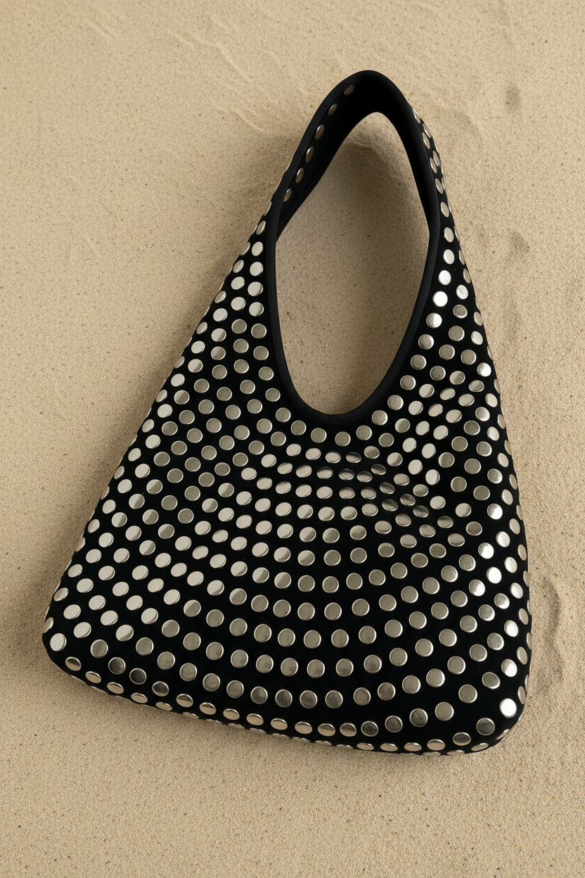 Vivirose| Trendy Schoudertas met Studs voor Dames - Compact, Hoogwaardige Afwerking