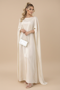 Vivirose| Kaftan Jurk met Luchtige Cape Mouwen