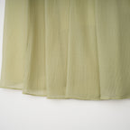 Matcha Ruffled Shirred Tulle Maxi Dress