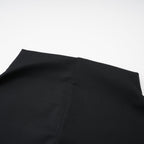 Andrea Black Keyhole Maxi Dress with High Thigh Slit