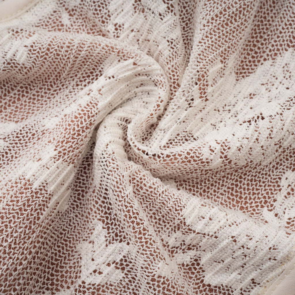 Marlene White Flared Lace Maxi Dress