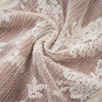 Marlene White Flared Lace Maxi Dress