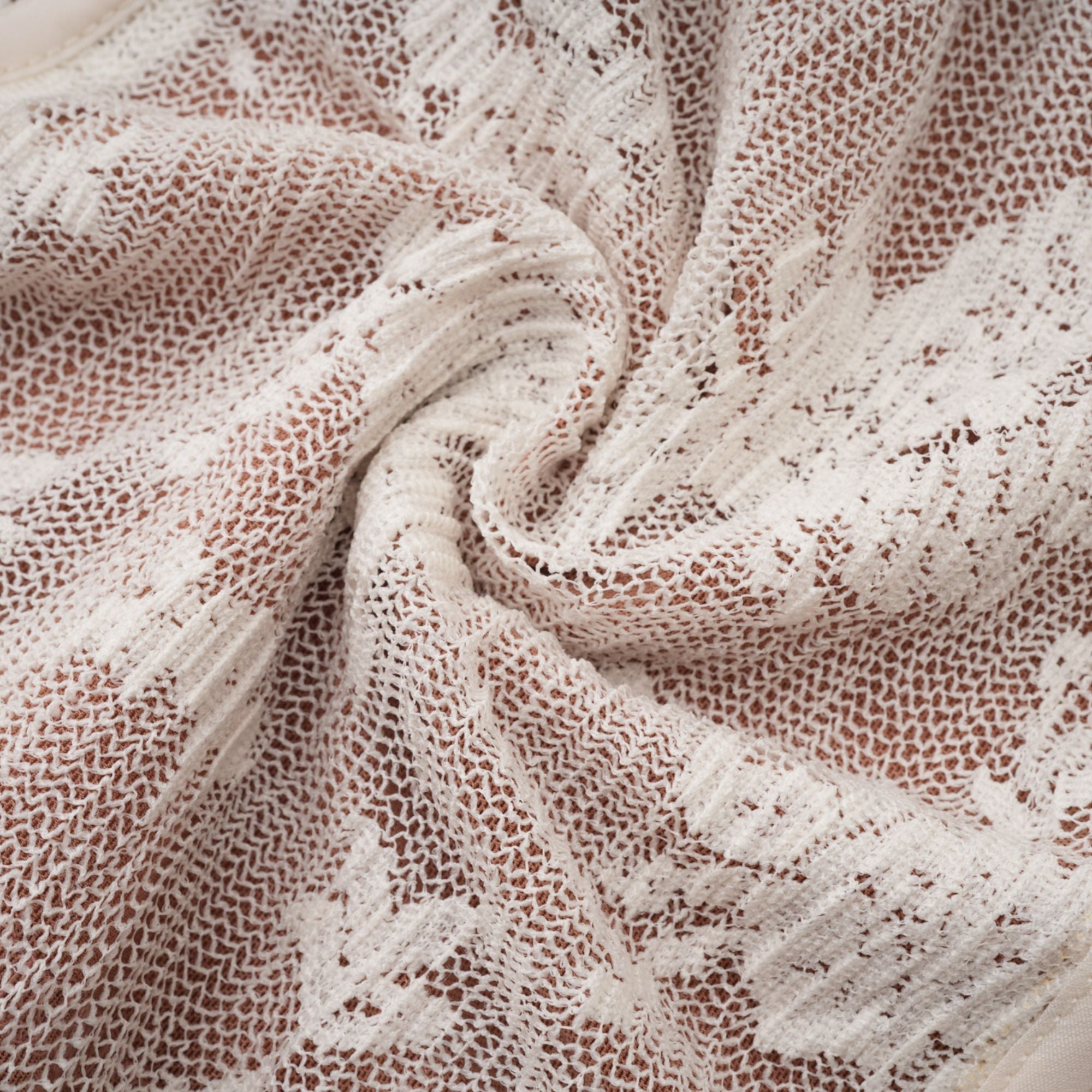 Marlene White Flared Lace Maxi Dress