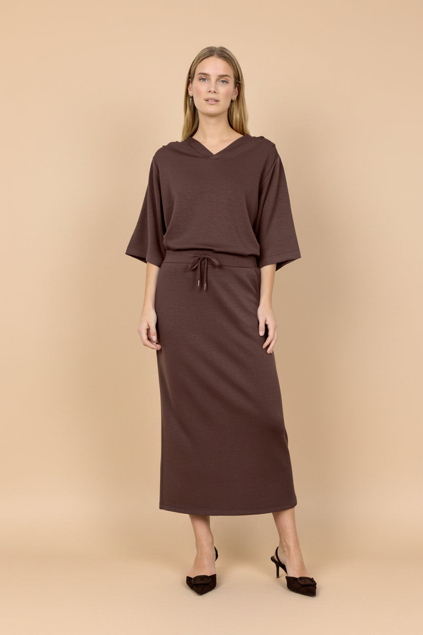 Vivirose Blouse Donkerbruin