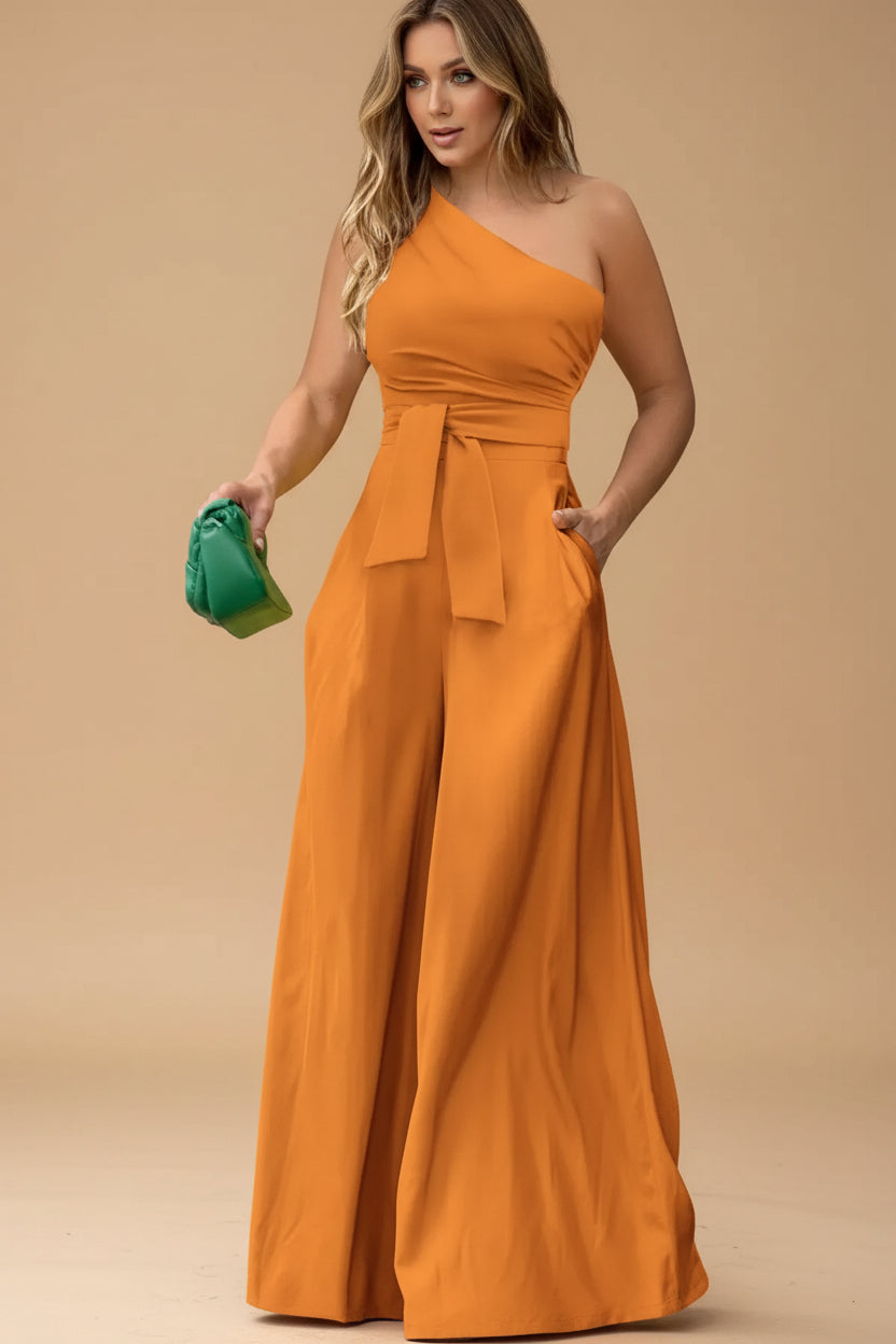 Vivirose Jumpsuit Met Wijde Pijpen