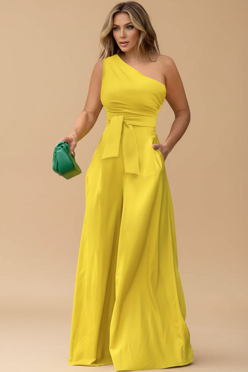 Vivirose Jumpsuit Met Wijde Pijpen
