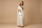 Vivirose| Kaftan Jurk met Luchtige Cape Mouwen