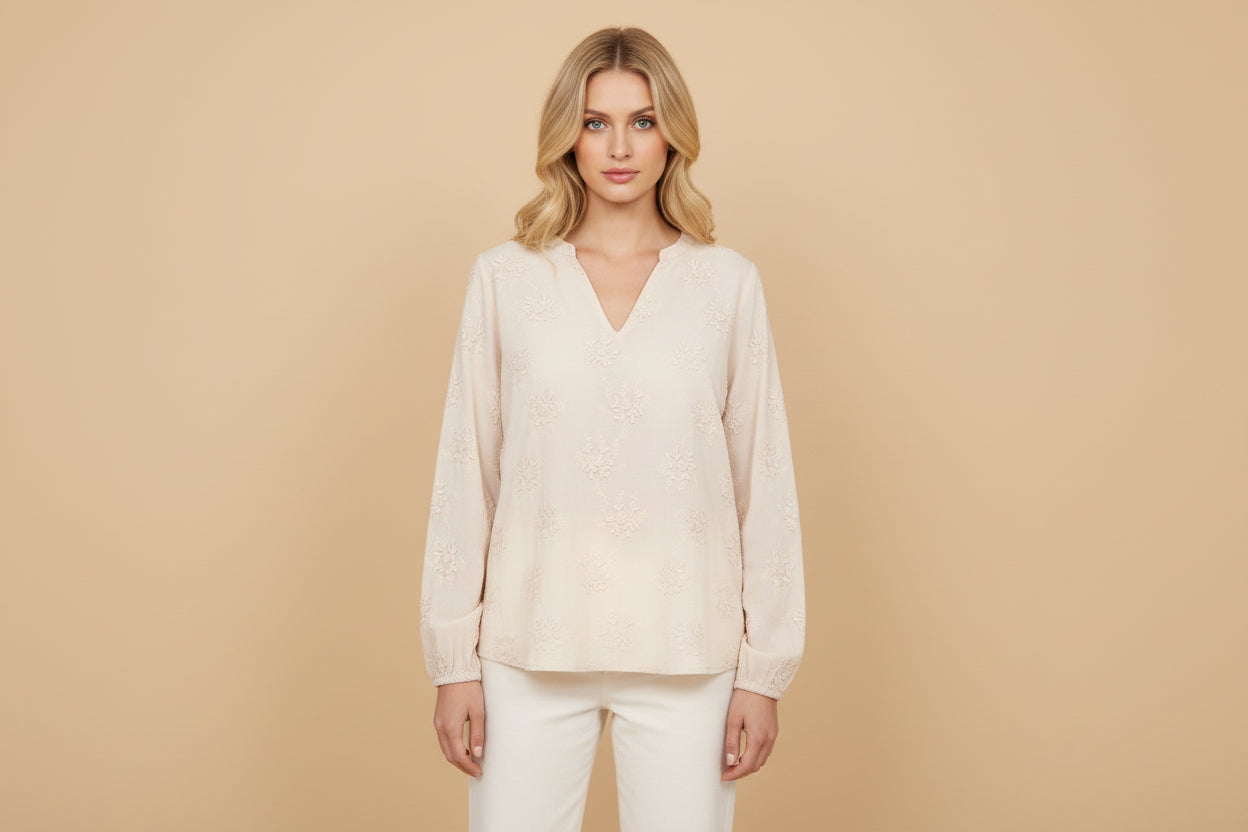 Vivirose| Blouse Crème