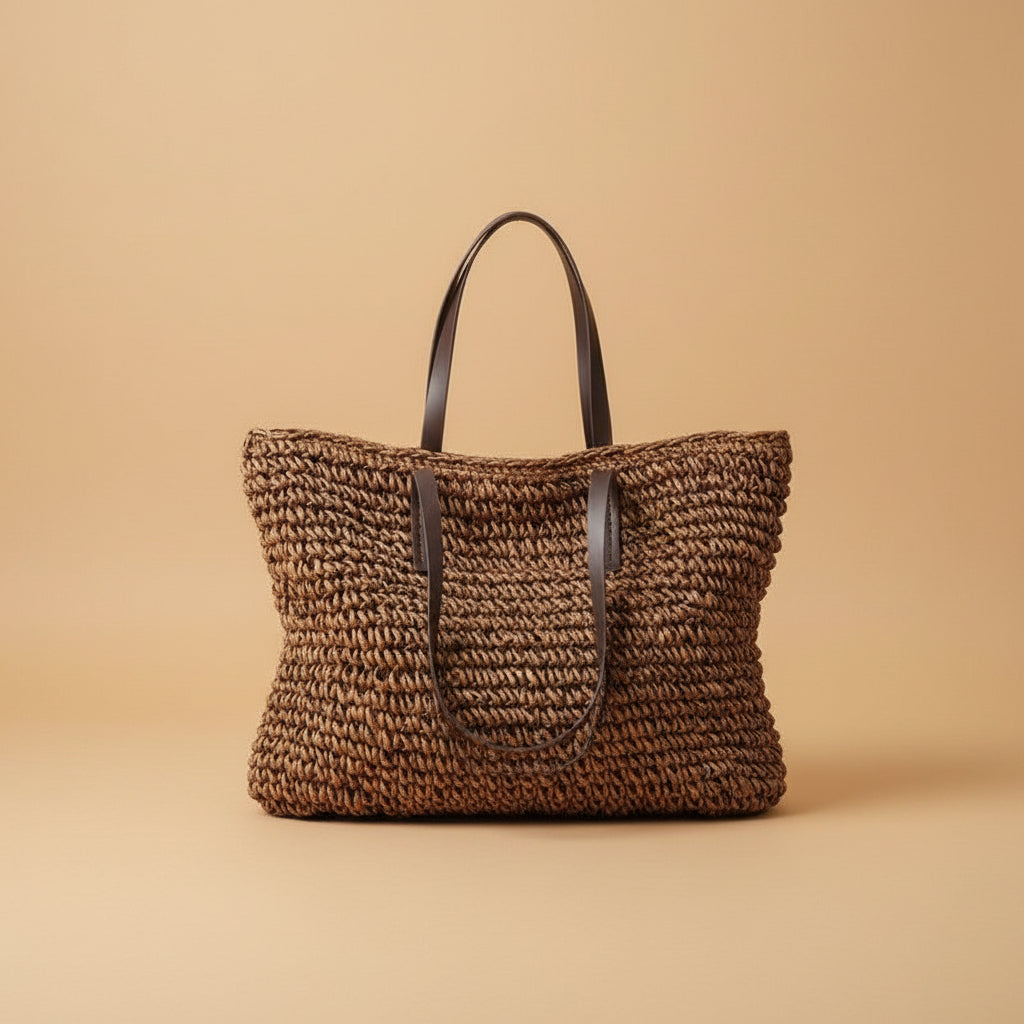 Vivirose| Grote Handgemaakte Bohemian Zomertas - Ruime Strandtas, Uniek Ontwerp