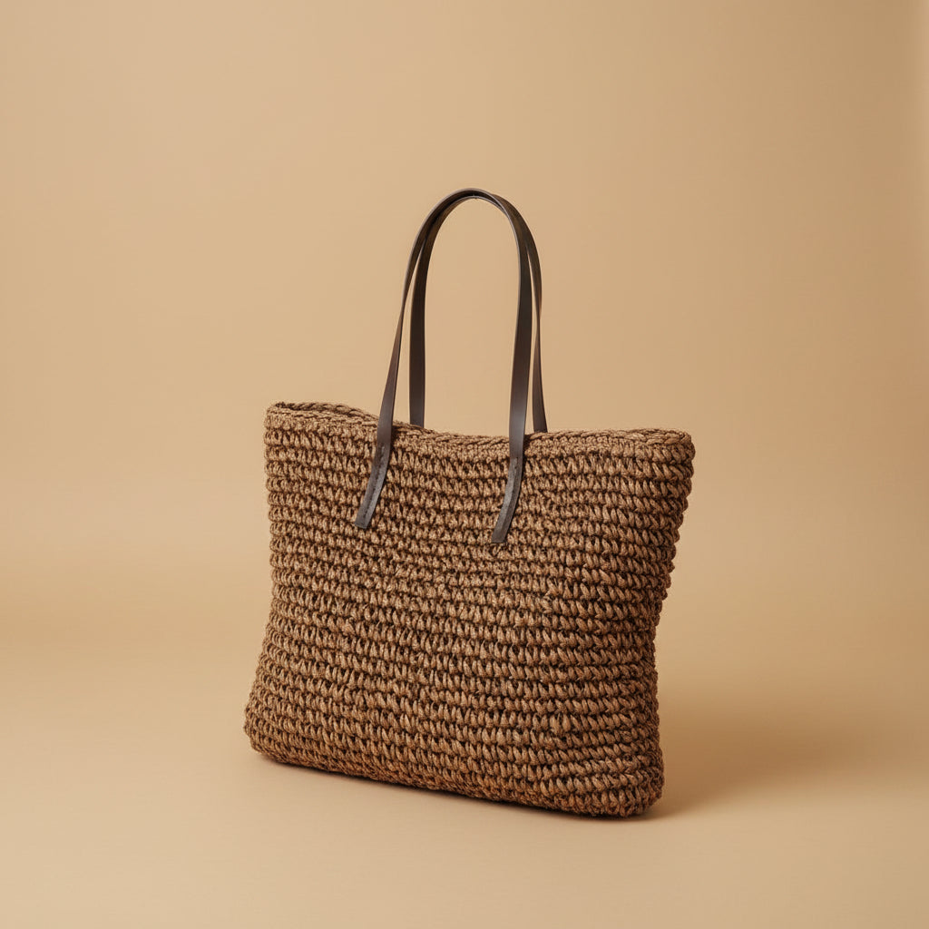 Vivirose| Grote Handgemaakte Bohemian Zomertas - Ruime Strandtas, Uniek Ontwerp