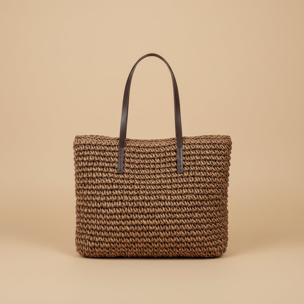 Vivirose| Grote Handgemaakte Bohemian Zomertas - Ruime Strandtas, Uniek Ontwerp