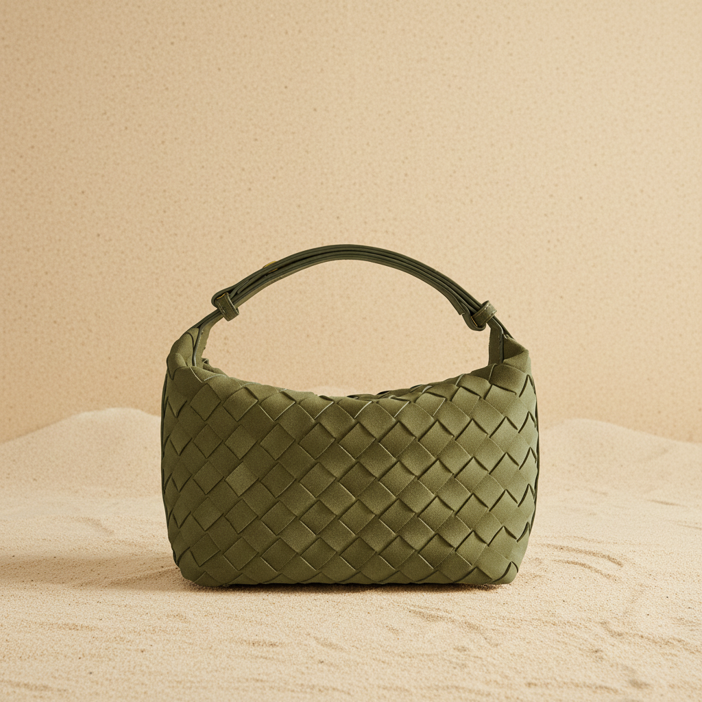 Vivirose | Stijlvolle Geweven Dames Handtas - PU-leer, Trendy en Praktisch