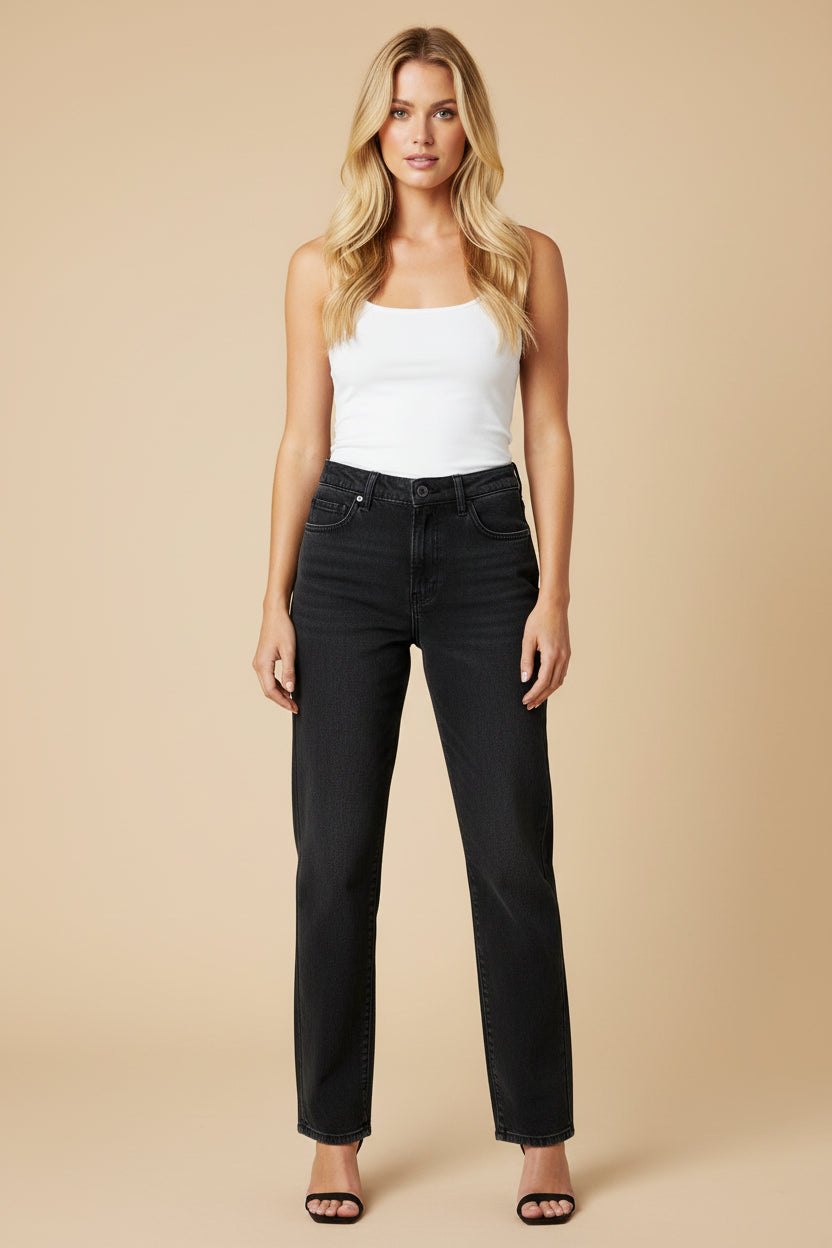 Vivirose Broek - Washed black