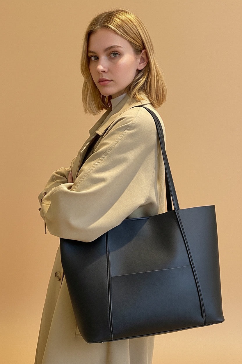Vivirose| Ruime Schoudertas Dames - Ultrazacht Leer, Chic en Stijlvol