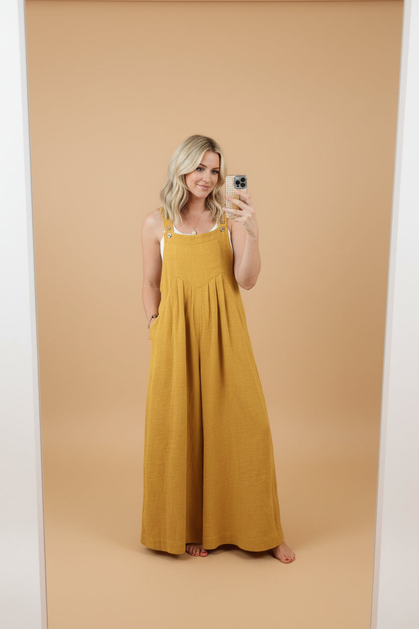 Vivirose - Jumpsuit Met Wijde Pijpen En Elegant Silhouet