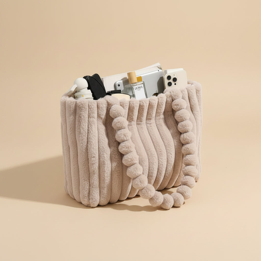 Vivirose| Pluche Extra Zachte Cloudpuff Schoudertas